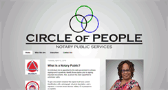 Desktop Screenshot of circleofpeople.com